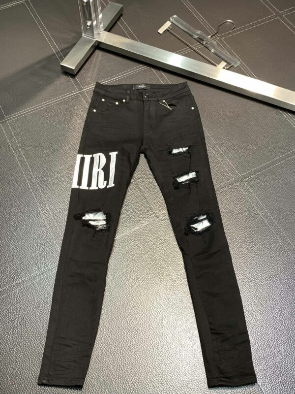 Amiri slim fit petite straight jeans