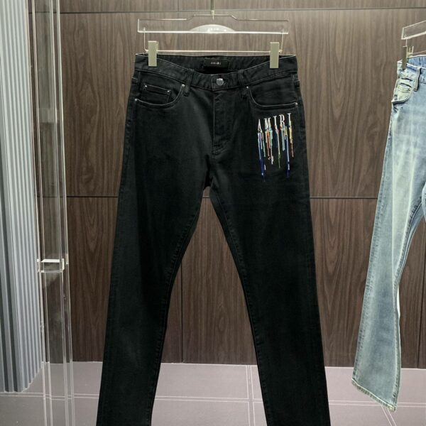 Amiri slim fit petite straight jeans