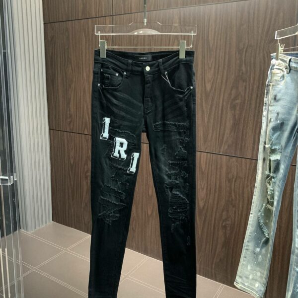 Amiri slim fit petite straight jeans