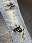 Amiri slim fit petite straight jeans