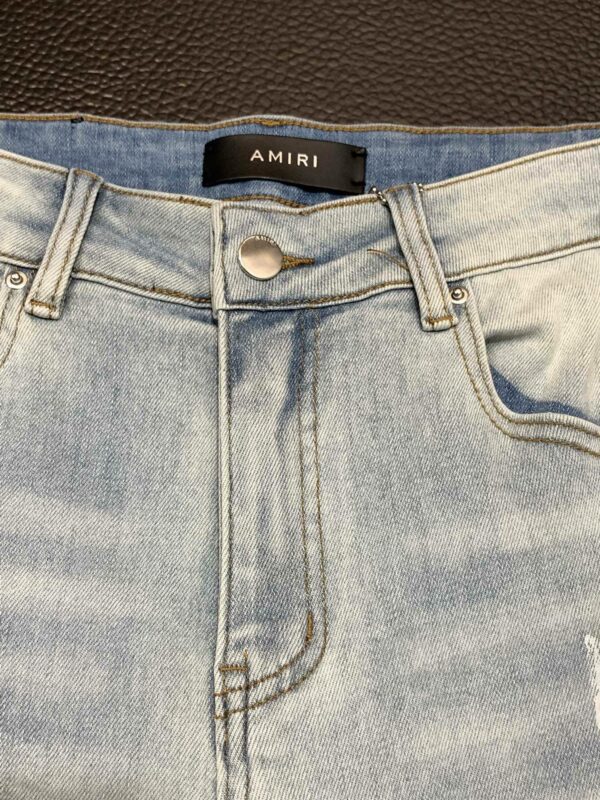 Amiri slim fit petite straight jeans