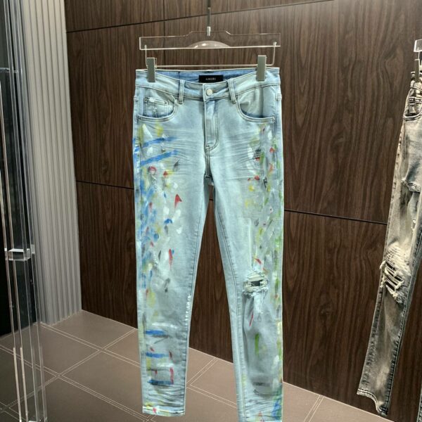 Amiri slim fit petite straight jeans