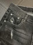 Amiri slim fit petite straight jeans_副本