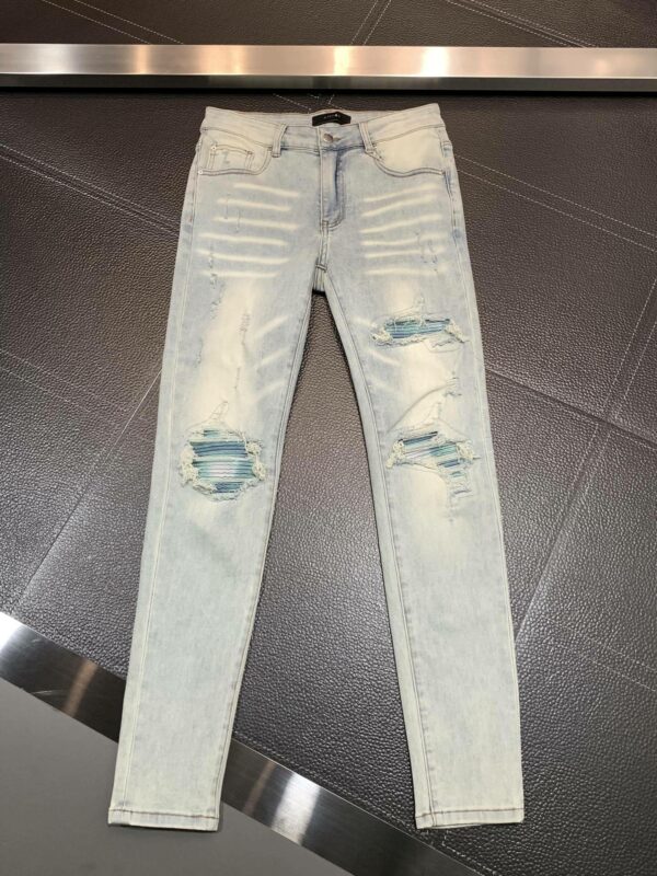 Amiri slim fit petite straight jeans