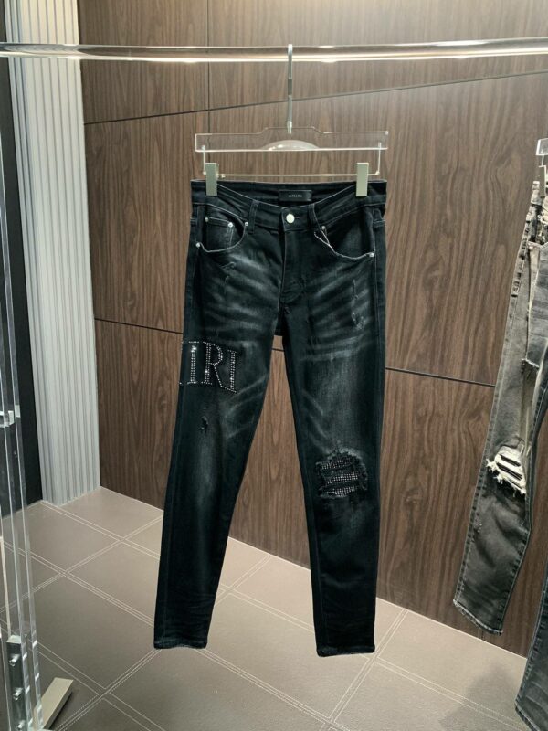 Amiri slim fit petite straight jeans