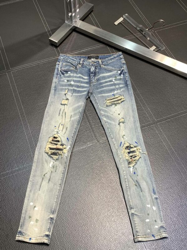 Amiri slim fit petite straight jeans