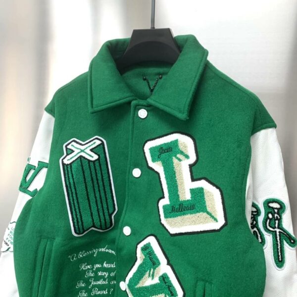 Louis Vuitton Wizard of Oz baseball uniform leather jacket