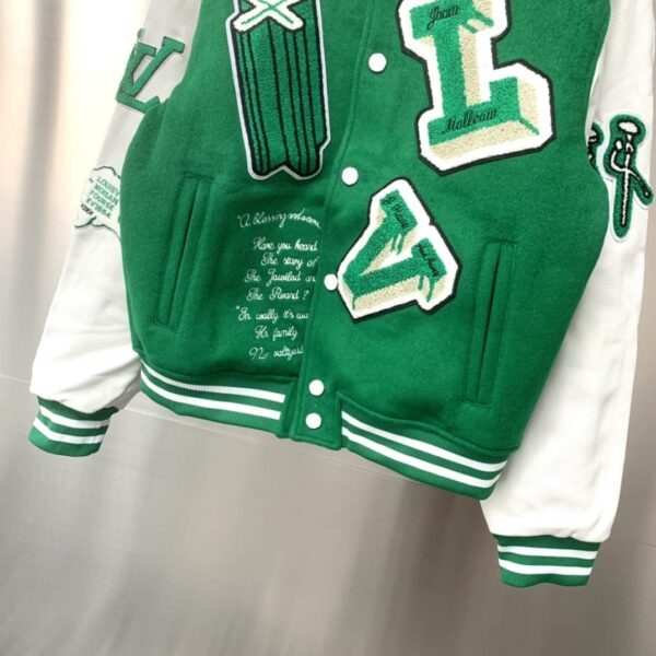 Louis Vuitton Wizard of Oz baseball uniform leather jacket