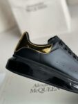 Alexander McQueen MQ golden cowhide tail Air cushion bottom Sneakers