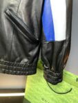 Balenciaga 2023 Hooded Leather Jacket