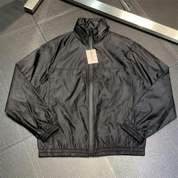 Balenciaga  hooded stand collar jacket