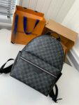 Louis Vuitton 24s New DISCOVERY Small Black Checker Backpack N40514, Top Quality Size: 29 * 38 * 20c