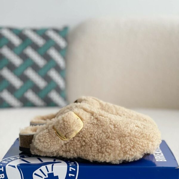 Birkenstock wool slippers