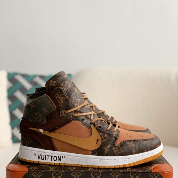 LOUIS VUITTON × NIKE AIR FORCE 1 Sneaker High-tops