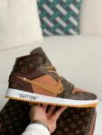 LOUIS VUITTON × NIKE AIR FORCE 1 Sneaker High-tops