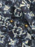 Louis Vuitton Classic Logo printed all over patchwork denim jacket