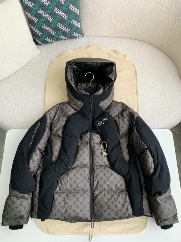 Louis Vuitton 24S warm color changing fabric men's down jacket