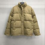 Balenciaga all-over printed double B down jacket