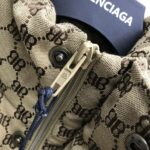 Balenciaga all-over printed double B down jacket