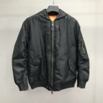 Balenciaga foamed wheat logo jacket