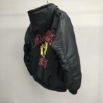 Balenciaga foamed wheat logo jacket