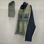 Balenciaga patchwork denim jacket