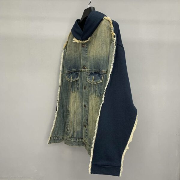 Balenciaga patchwork denim jacket