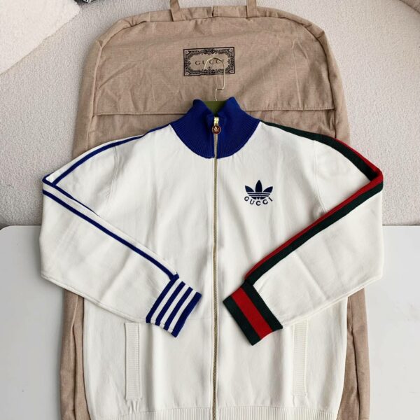 Gucci x Adidas Men's knitted sweater jacket