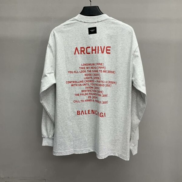 Balenciaga V long sleeve T-shirt