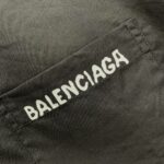 Balenciaga blurred lettering long sleeve shirt