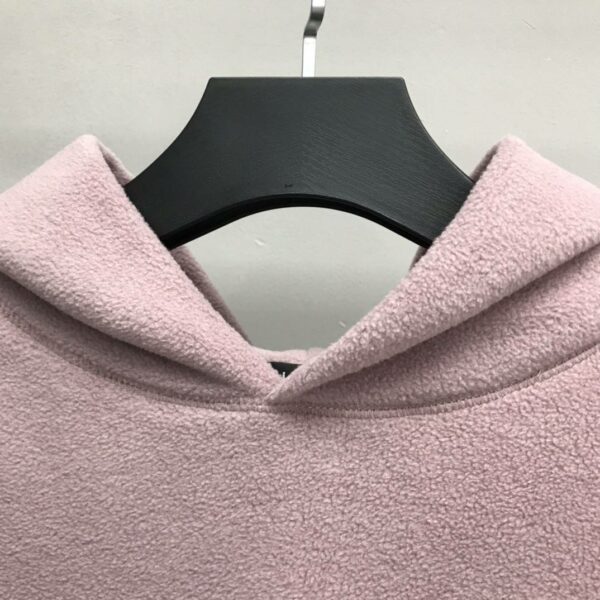 Balenciaga Polar Fleece Coke Hooded Sweatshirt