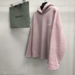 Balenciaga Polar Fleece Coke Hooded Sweatshirt