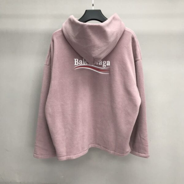 Balenciaga Polar Fleece Coke Hooded Sweatshirt