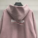 Balenciaga Polar Fleece Coke Hooded Sweatshirt