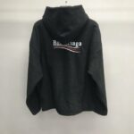 Balenciaga Polar Fleece Coke Hooded Sweatshirt