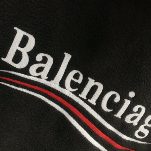 Balenciaga Polar Fleece Coke Hooded Sweatshirt