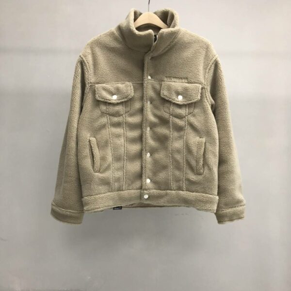 Balenciaga lettered lambswool jacket