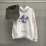 Balenciaga printed hooded sweatshirt