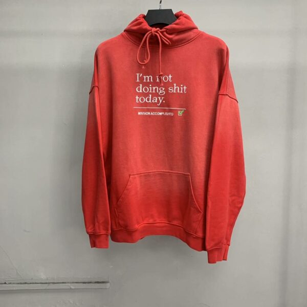 Balenciaga lettered washed sweatshirt