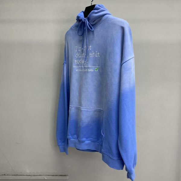 Balenciaga lettered washed sweatshirt