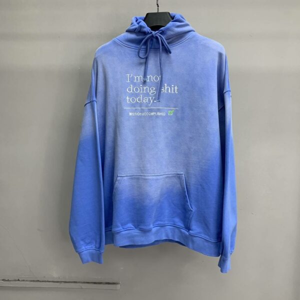 Balenciaga lettered washed sweatshirt