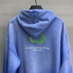 Balenciaga lettered washed sweatshirt