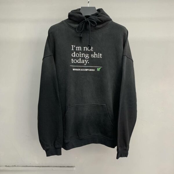 Balenciaga lettered washed sweatshirt