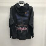 Balenciaga Paris tower mud stained zipper hoodie