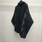 Balenciaga Paris tower mud stained zipper hoodie