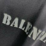 Balenciaga front and back T-shirt with blurred letters