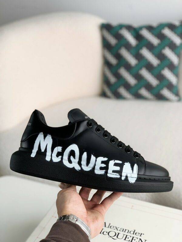 Alexander McQueen black letter Sneakers