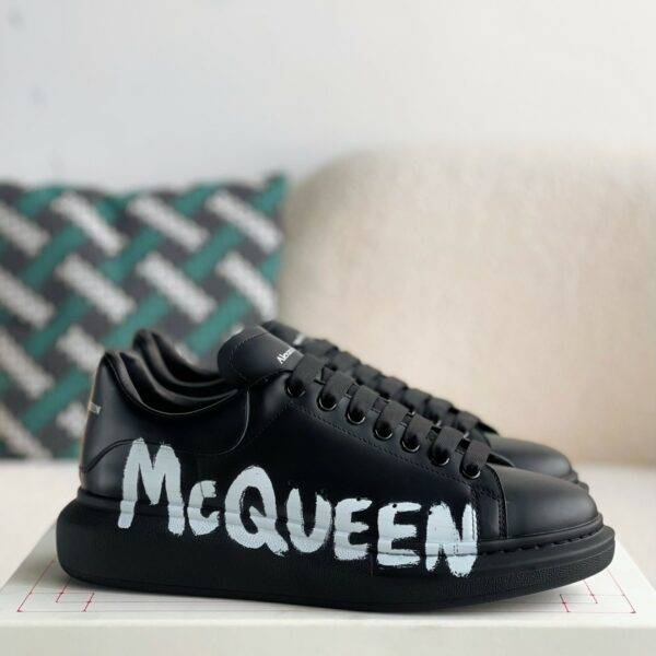 Alexander McQueen black letter Sneakers