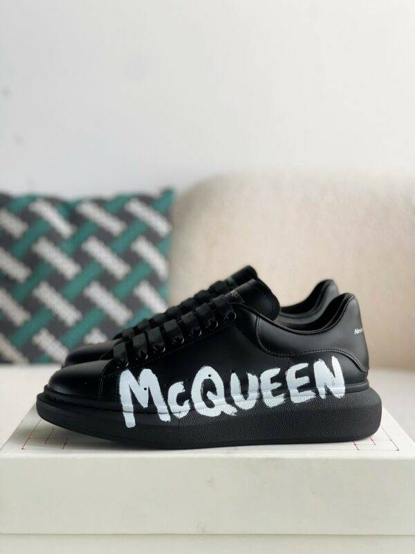 Alexander McQueen black letter Sneakers