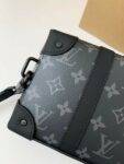 Louis Vuitton's new Sac Plat Horizontal Zippé men's black flower briefcase M45165 Size:  22.5*14*5cm